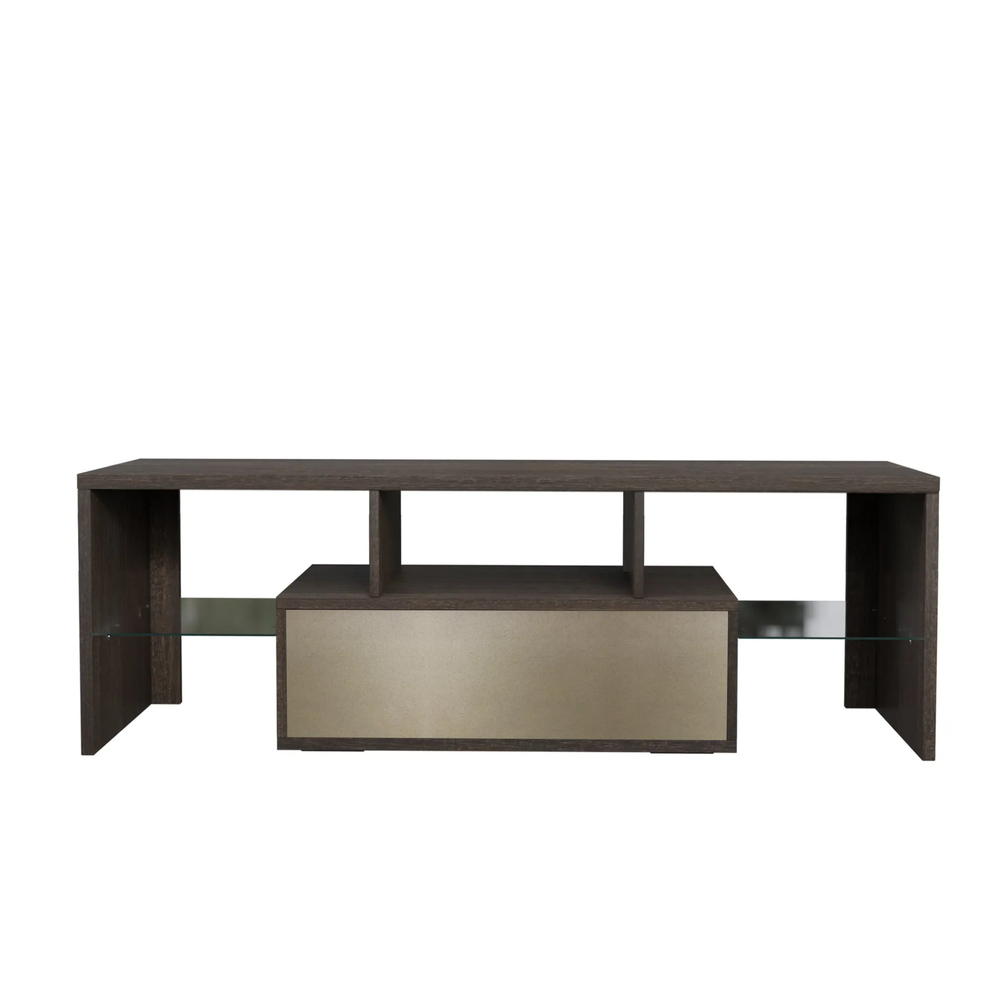 20 minutes quick assembly brown simple modern TV cabinet Floor cabinet Floor TV wall cabinet Brown   white modern TV bracket