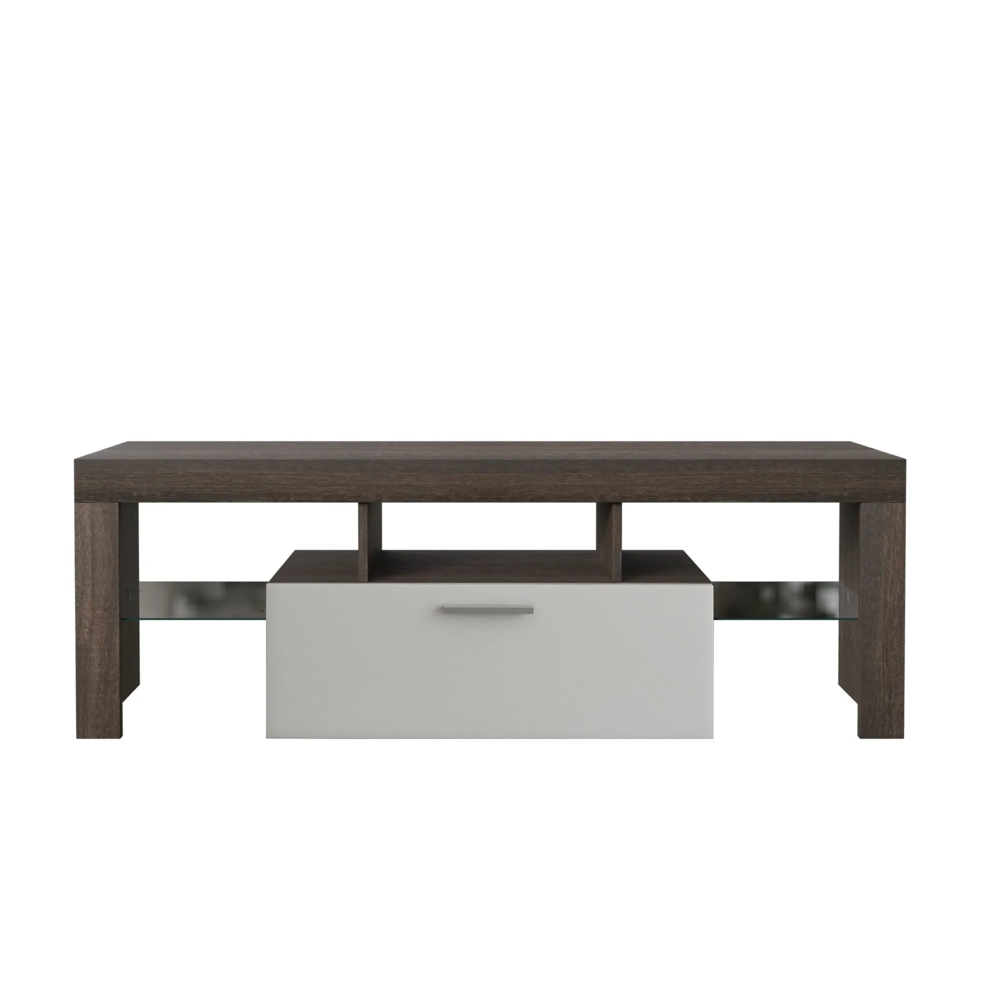 20 minutes quick assembly brown simple modern TV cabinet Floor cabinet Floor TV wall cabinet Brown   white modern TV bracket