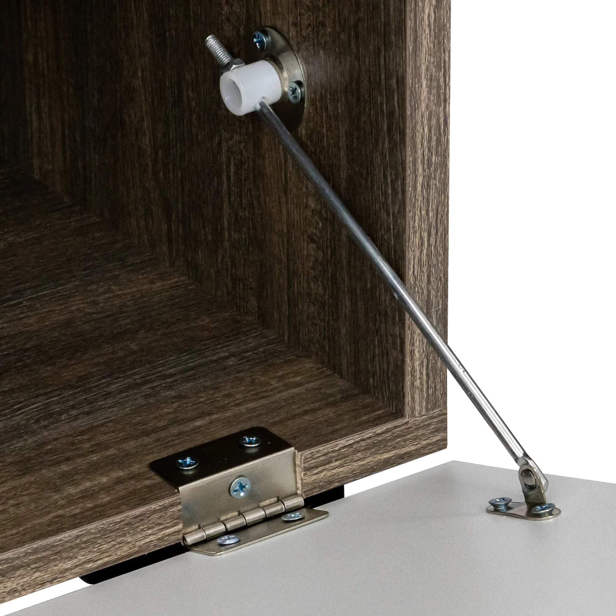 20 minutes quick assembly brown simple modern TV cabinet Floor cabinet Floor TV wall cabinet Brown   white modern TV bracket