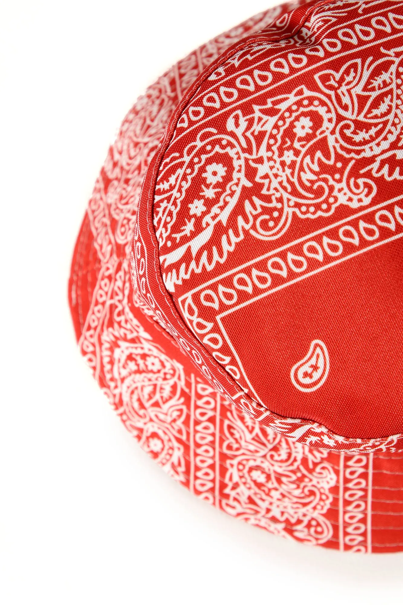 90's Bandana Bucket Hat - Red