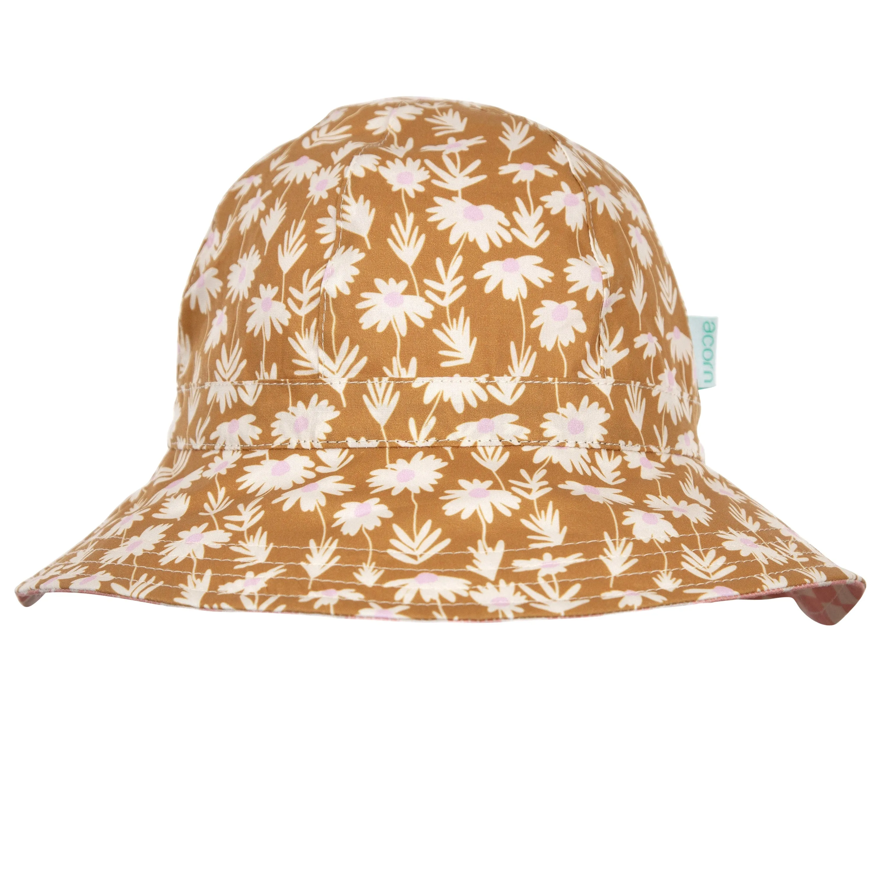 Acorn Daisy Chain Wide Brim Reversible Sunhat