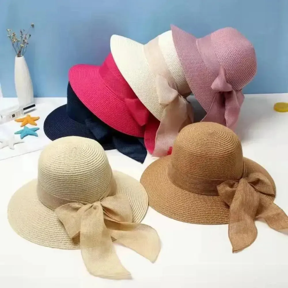 Alma SunHat - Frauen Modische Bogen Strand Sonnenhut