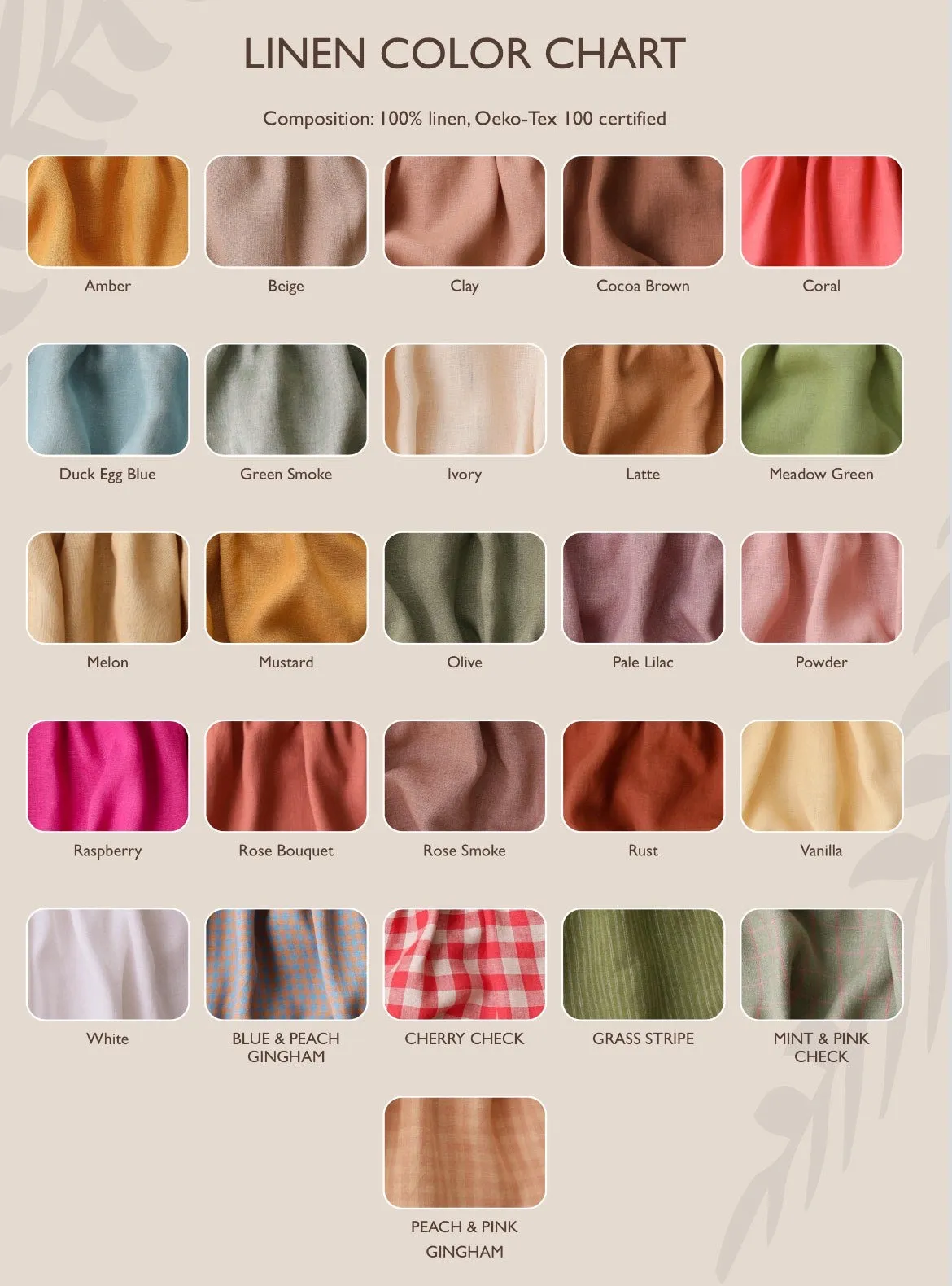 Beige Linen Wide Brim Sun Hat
