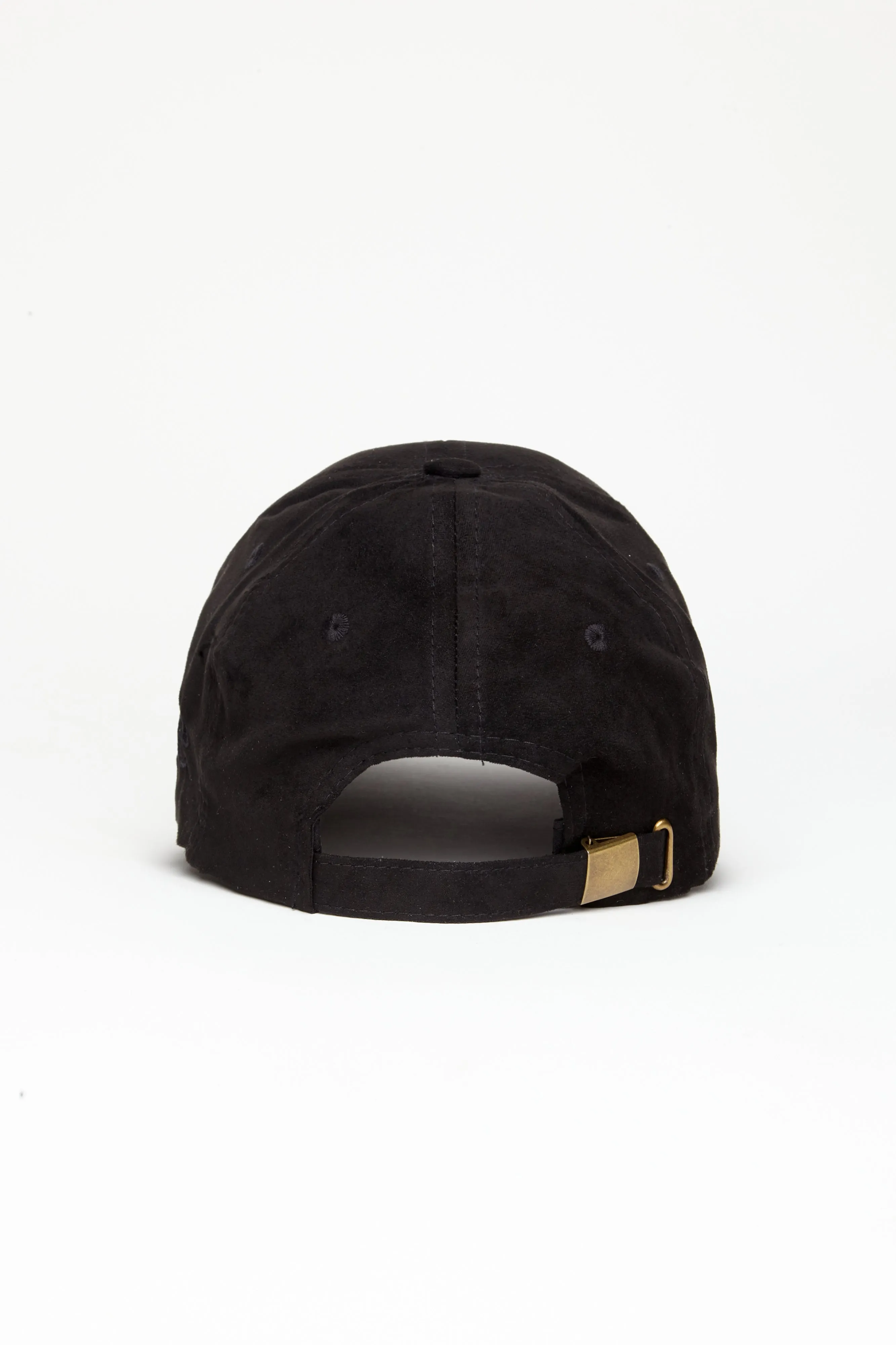 Black Suede Patience Arabic Cap