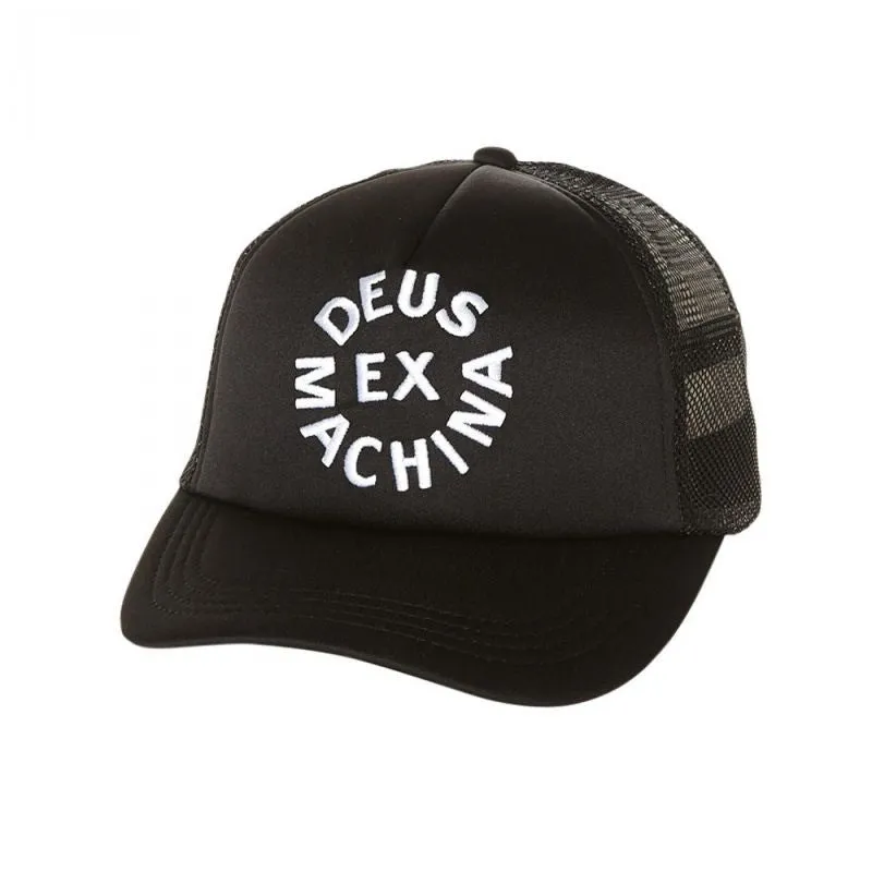 CIRCLE LOGO TRUCKER - BLACK