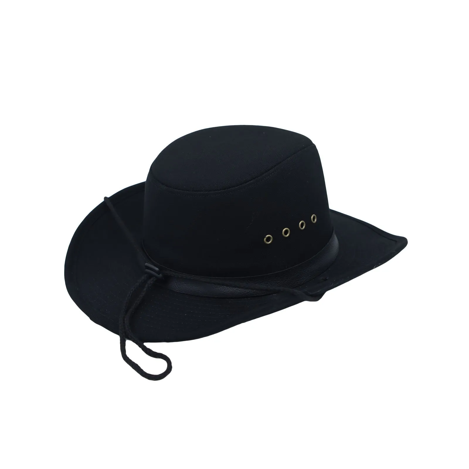 Cotton Western Cowboy Banded Hat Indiana Jones Sun Cap CD61165