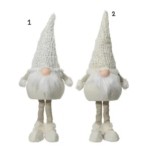 Decoris 45cm White Champagne Gonks (Choice of 2)