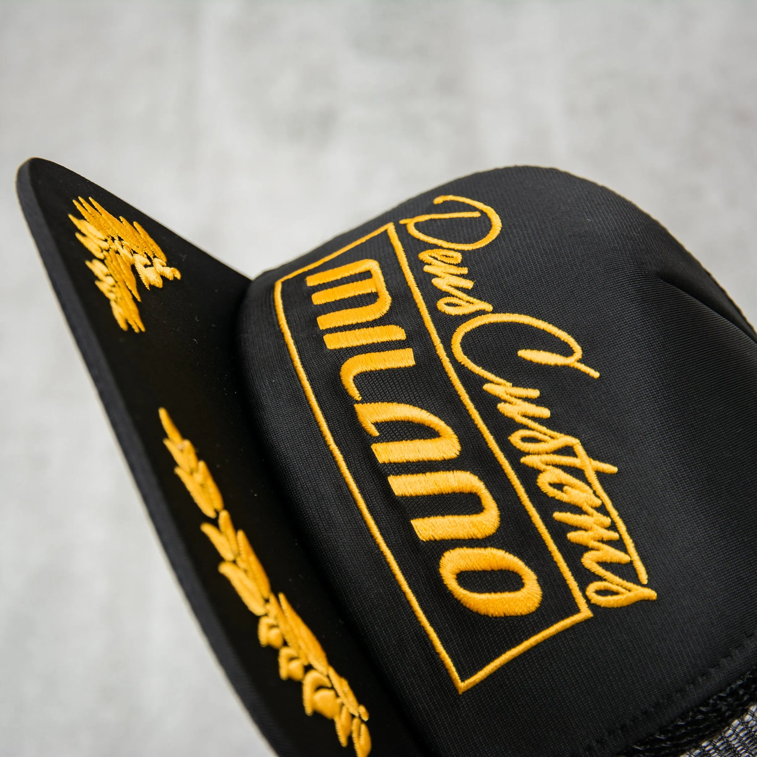 Deus ex Machina Title Trucker Cap - Black