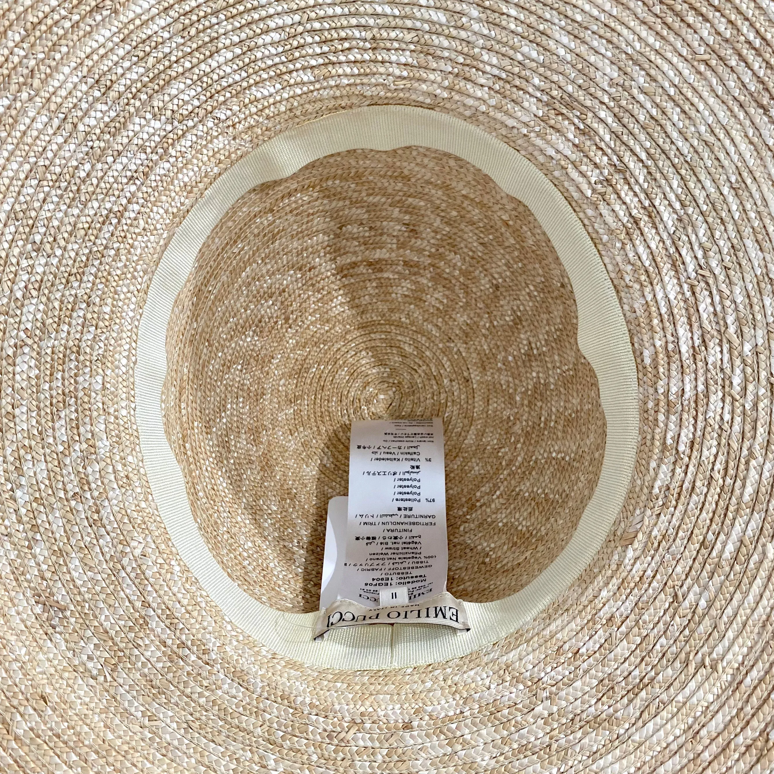 Emilio Pucci Straw Hat