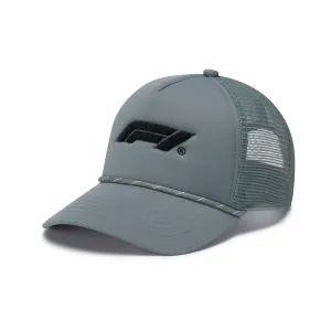 Formula 1 Tech Collection F1 Boucle Trucker Hat- White/Grey