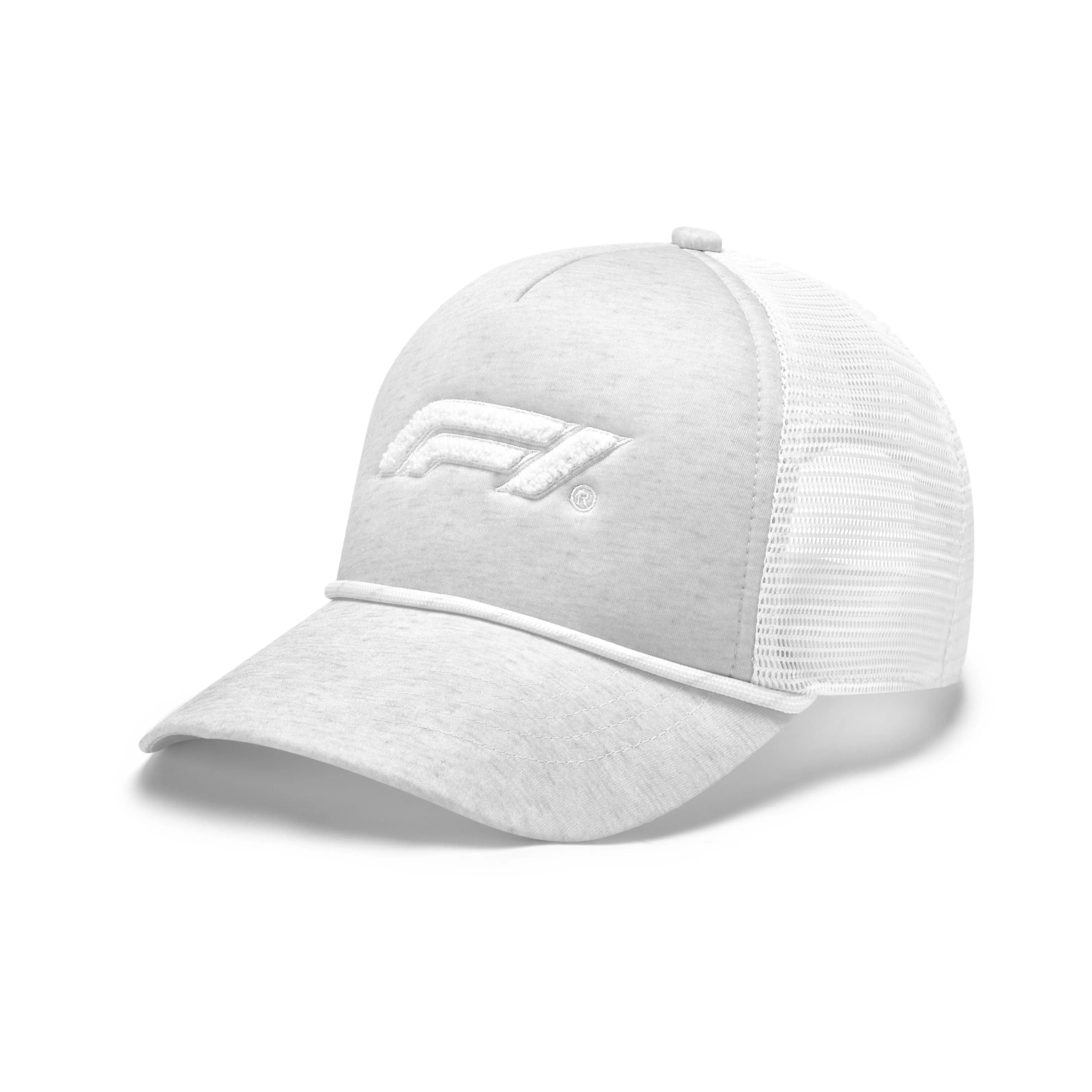 Formula 1 Tech Collection F1 Boucle Trucker Hat- White/Grey