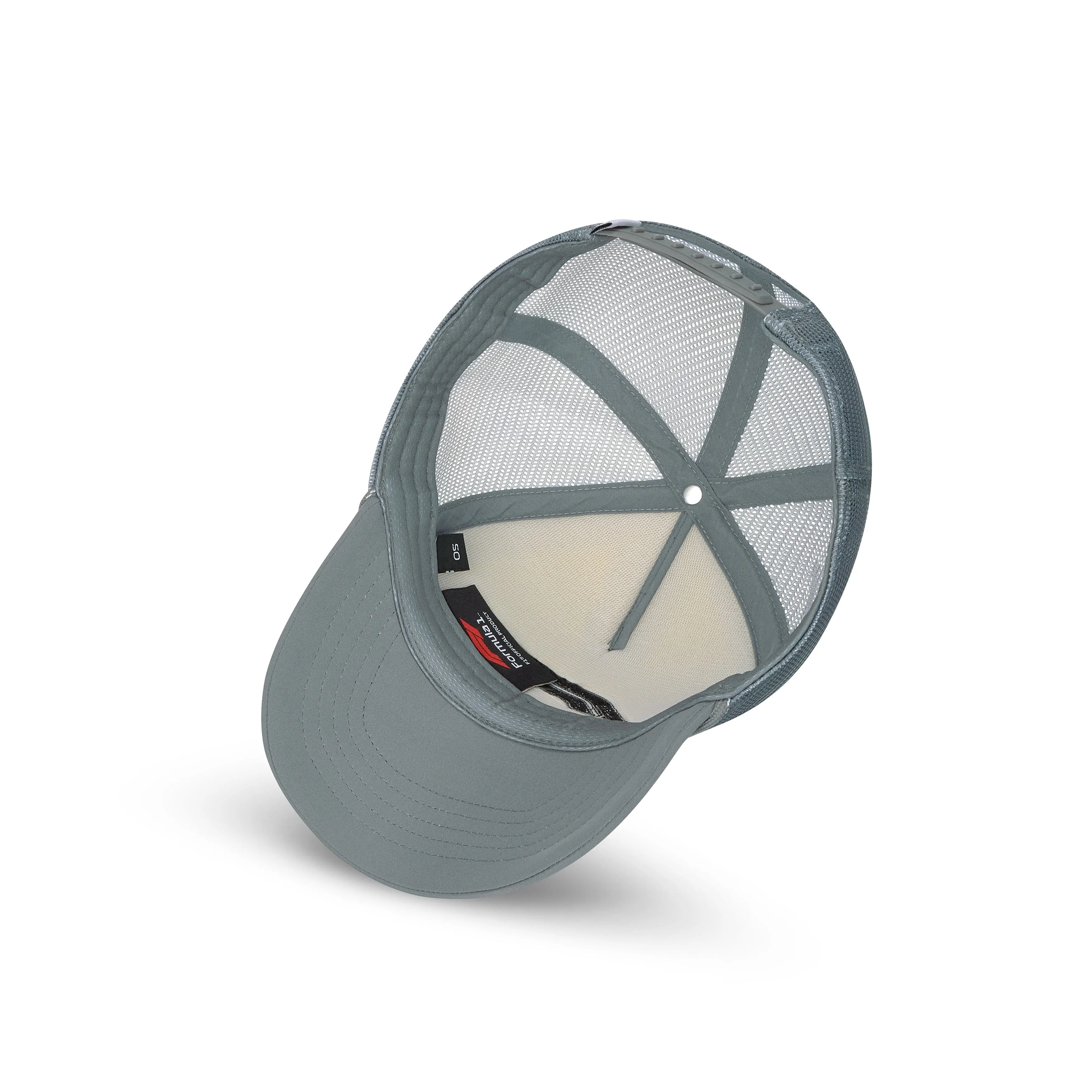 Formula 1 Tech Collection F1 Boucle Trucker Hat- White/Grey