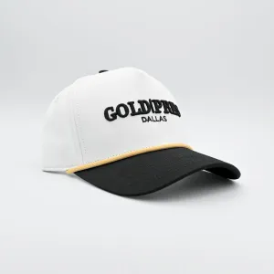 Gold Pres Dallas Classic Snapback White/Black
