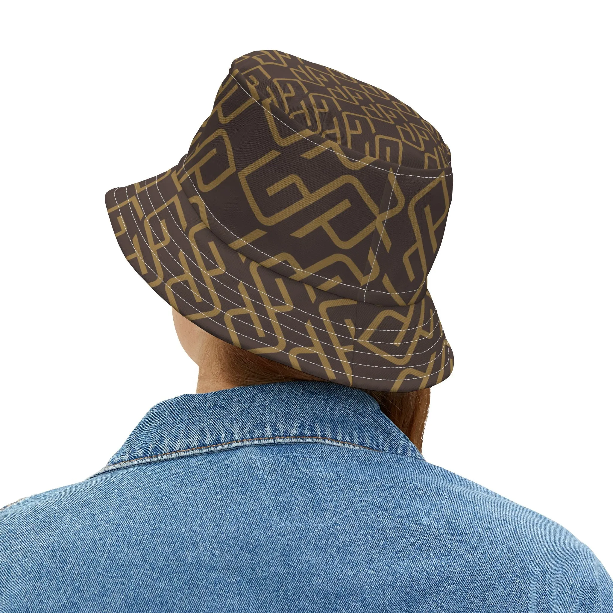 Gympolo Unisex Bucket Hat - Brown