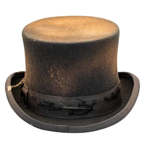 Kenny K - "The Jester" Distressed Steam Punk Top Hat