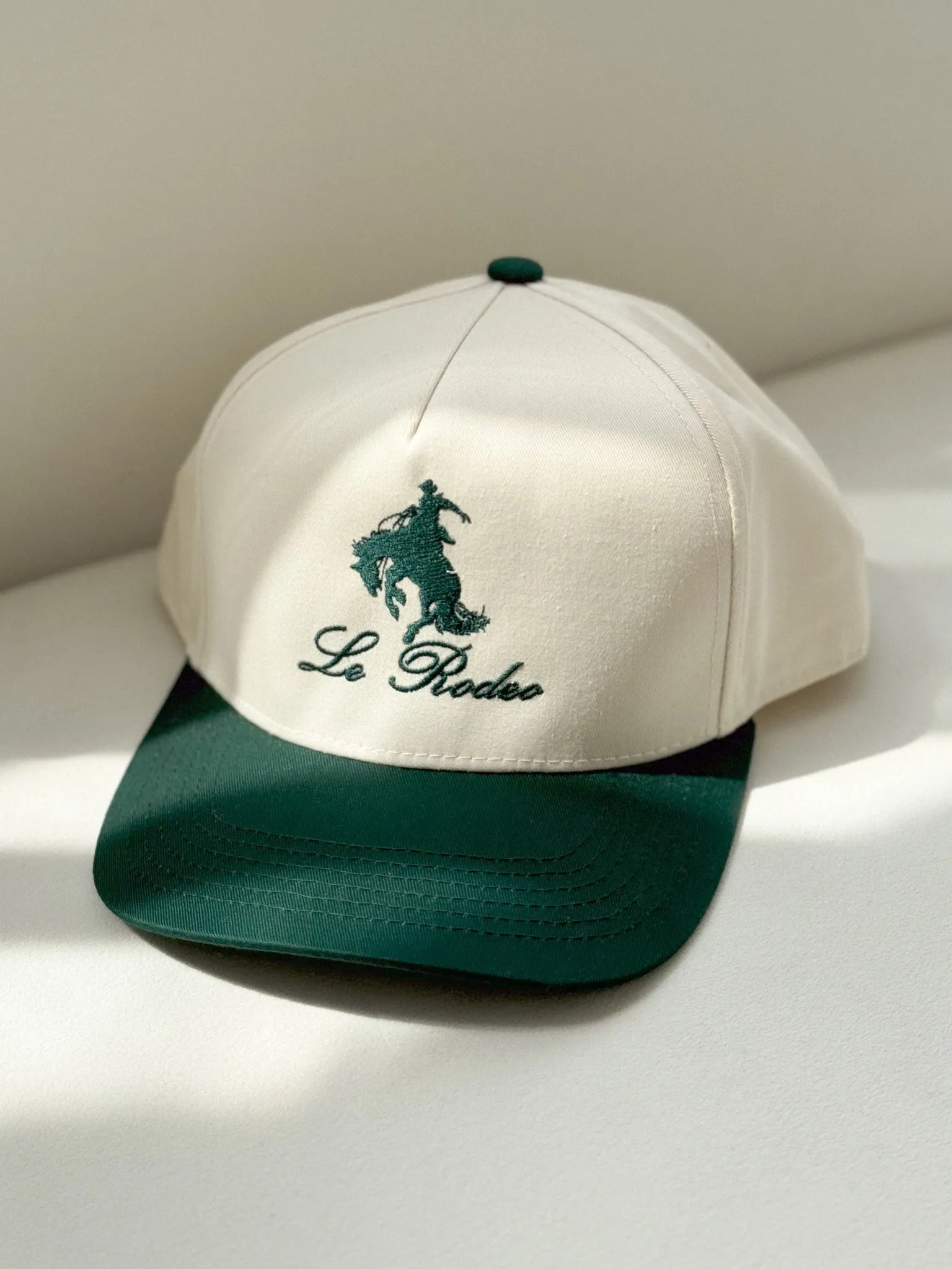 Le Rodeo Vintage Trucker Hat in Green