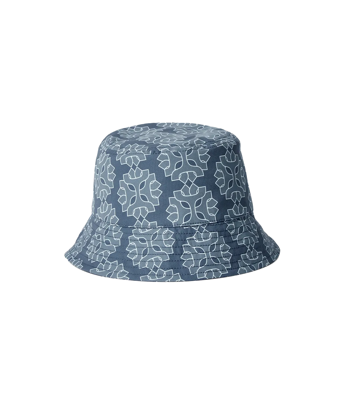 Leandro Medalhao Print Bucket Hat in Summer Nights & Cloud Blue