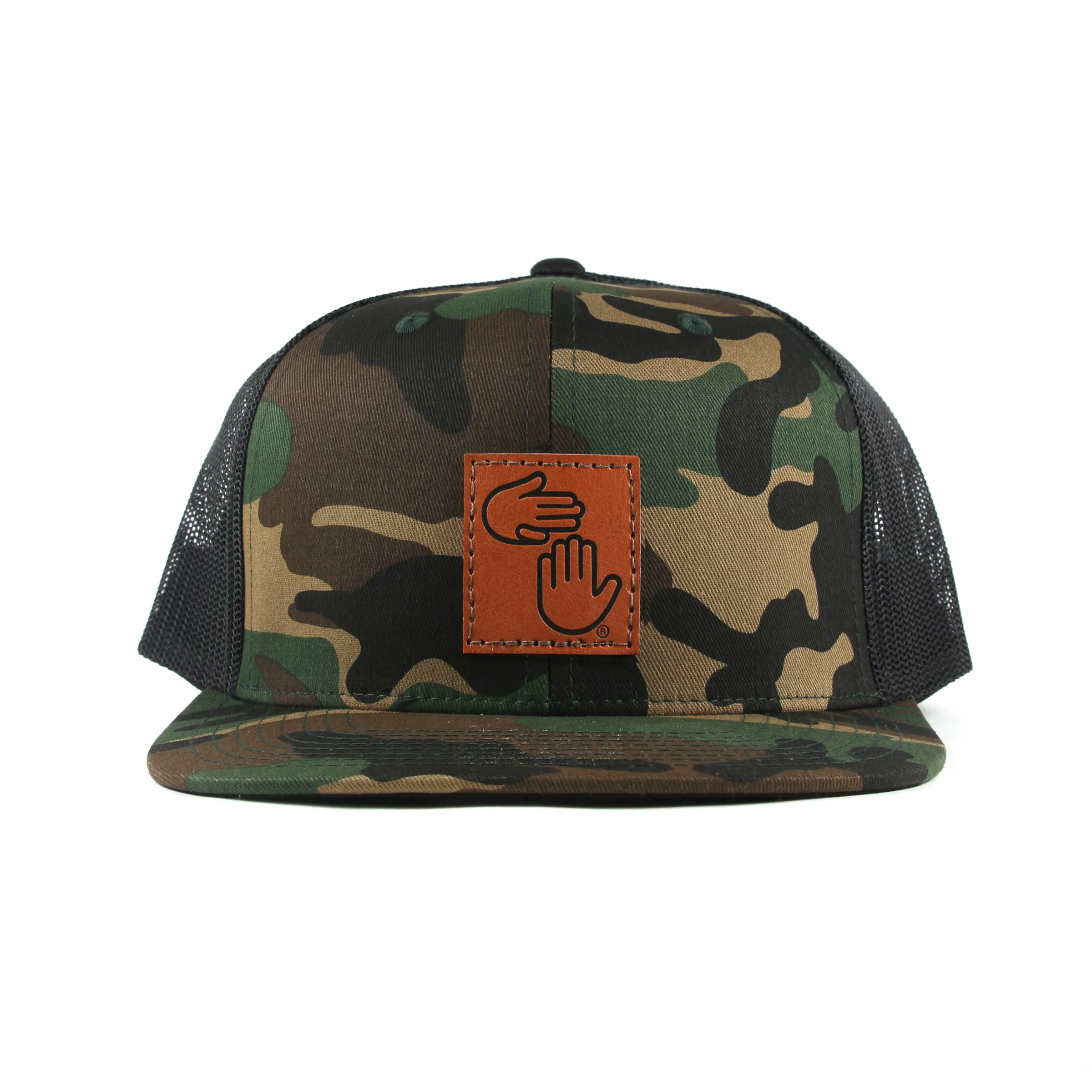 Leather Patch Trucker
