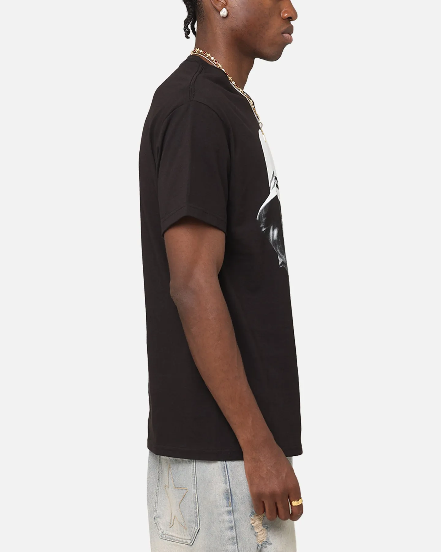 Liam Gallagher Bucket Hat T-Shirt Black