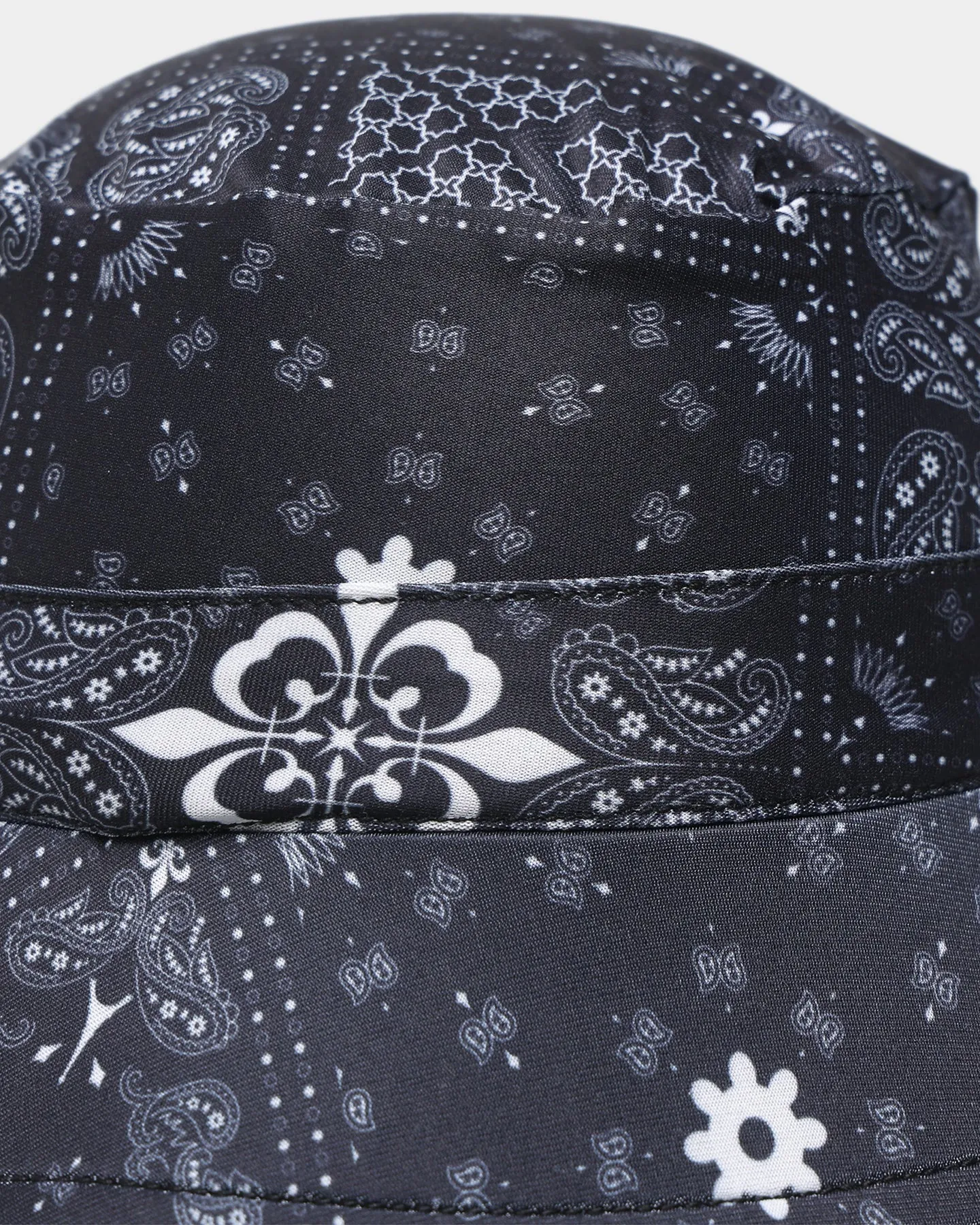 Lil Homme Kids' Bandana Bucket Hat Black