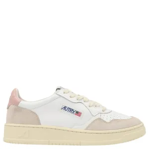 Medalist Low Sneaker (White   Powder Leather Suede)