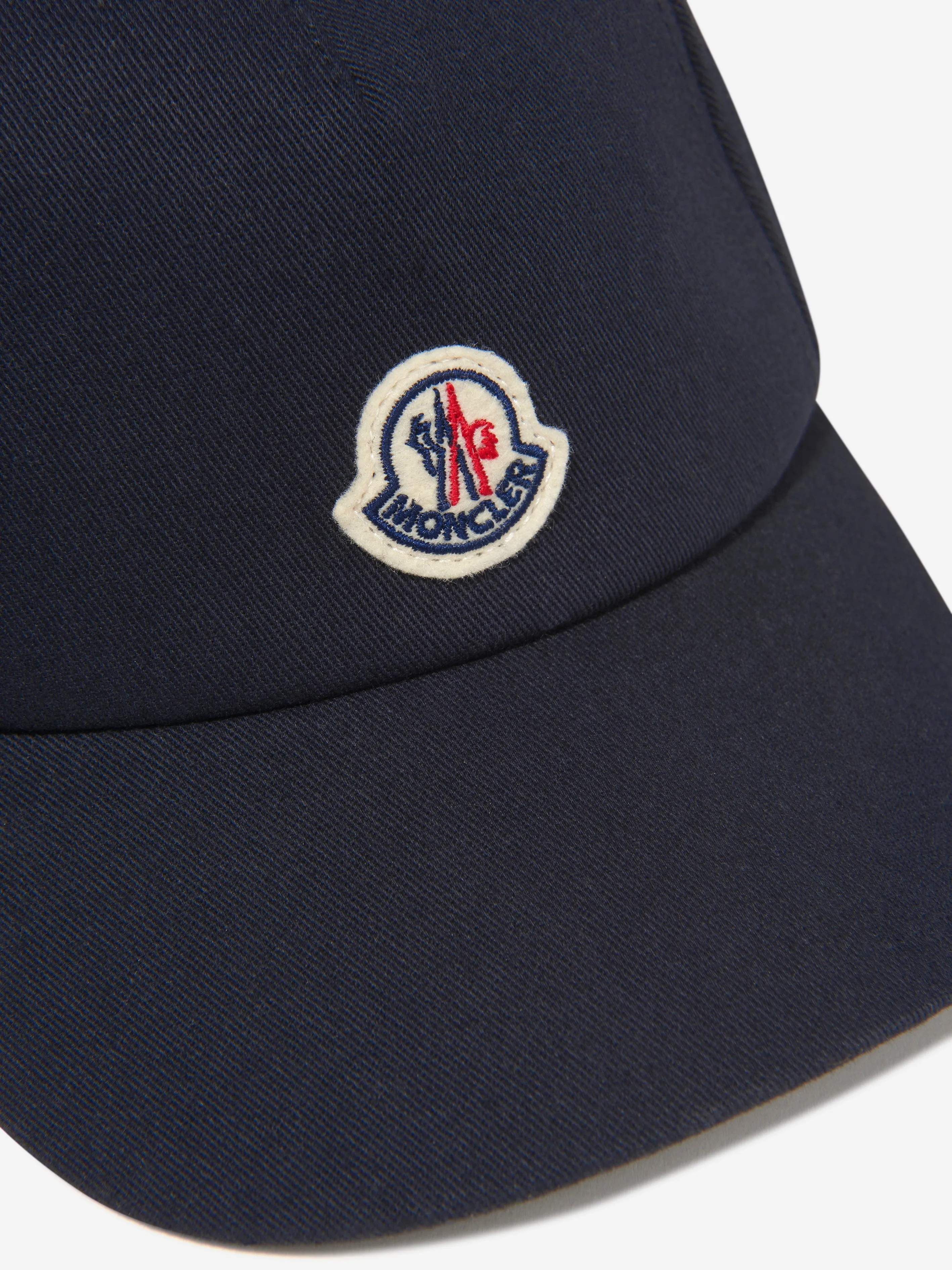 Moncler Enfant Baby Logo Cap in Navy
