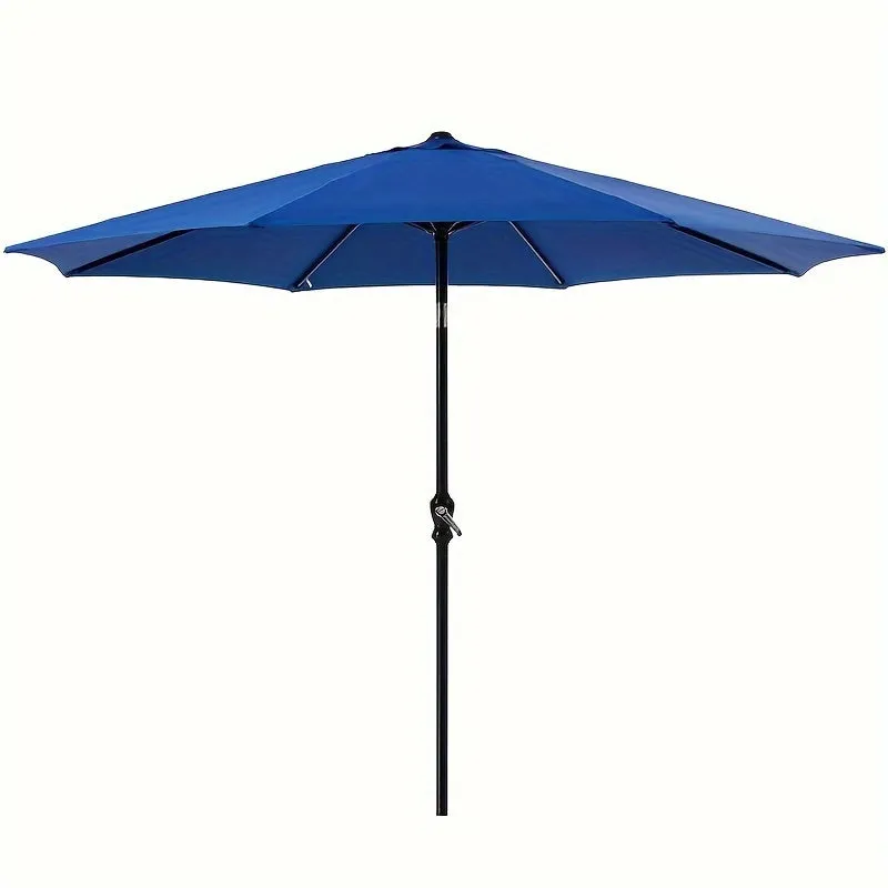 Outdoor Patio Umbrella, 8 Iron Umbrella Ribs, Robust Metal Construction, Sunburn Protection, Waterproof, Classics Color Matching, Suitable For Various Outdoor Scenes
