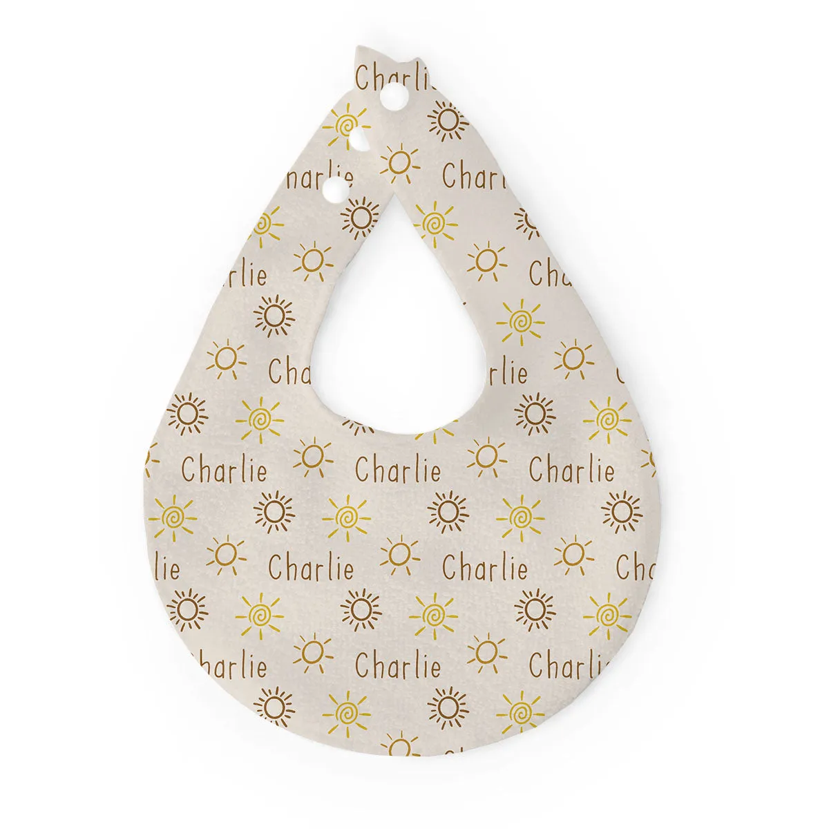 Personalized Bib Set | Rustic Sunshine
