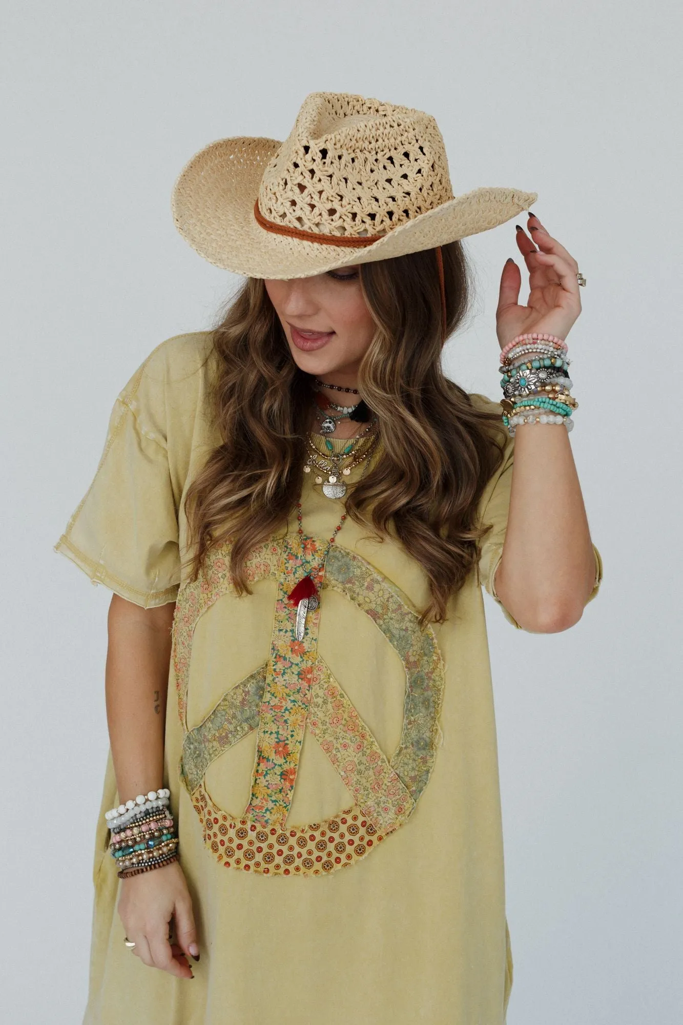 Prairie Woven Hat - Beige