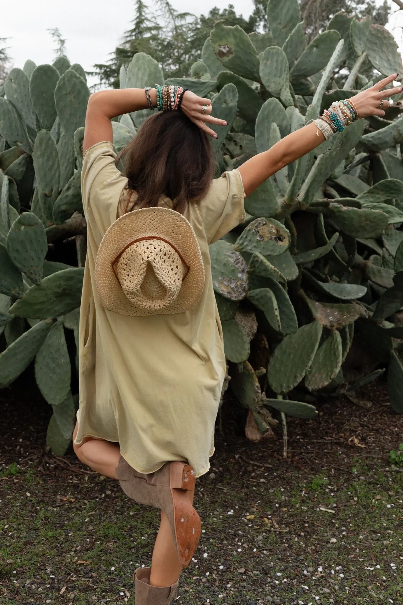 Prairie Woven Hat - Beige