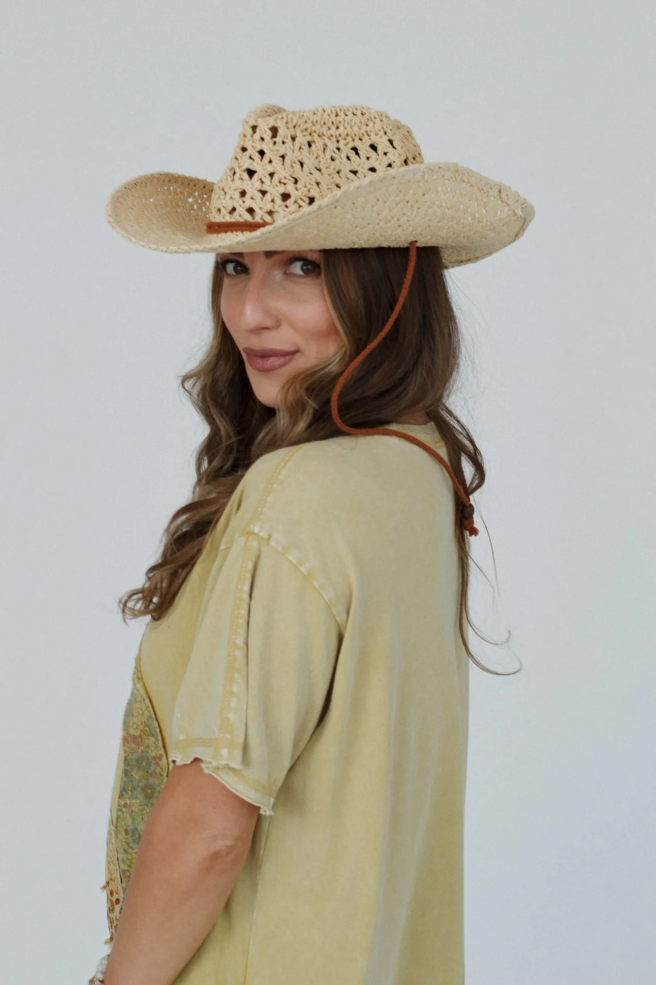 Prairie Woven Hat - Beige