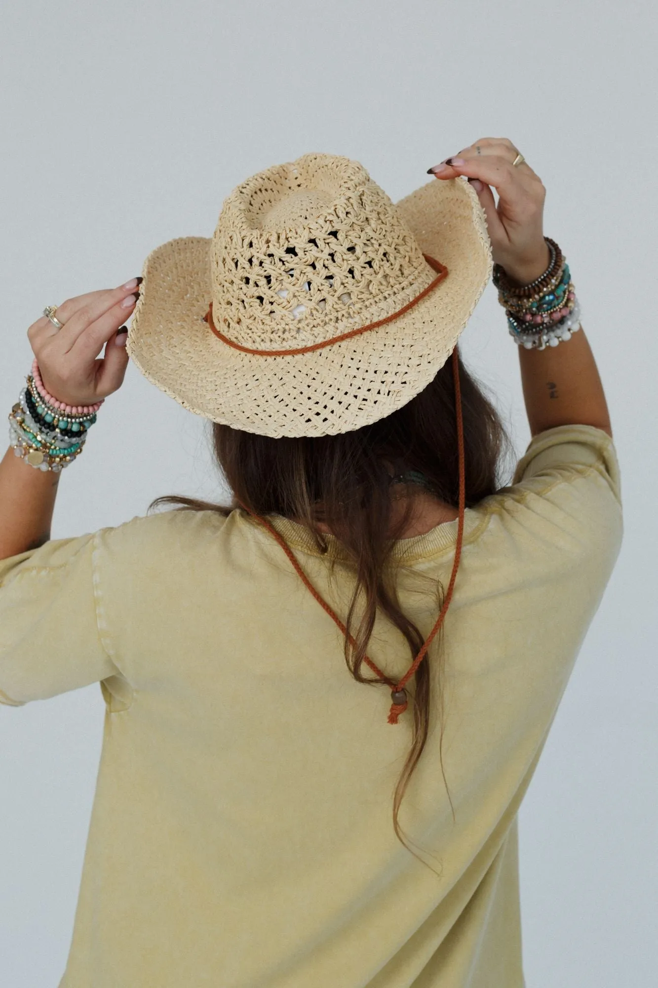 Prairie Woven Hat - Beige