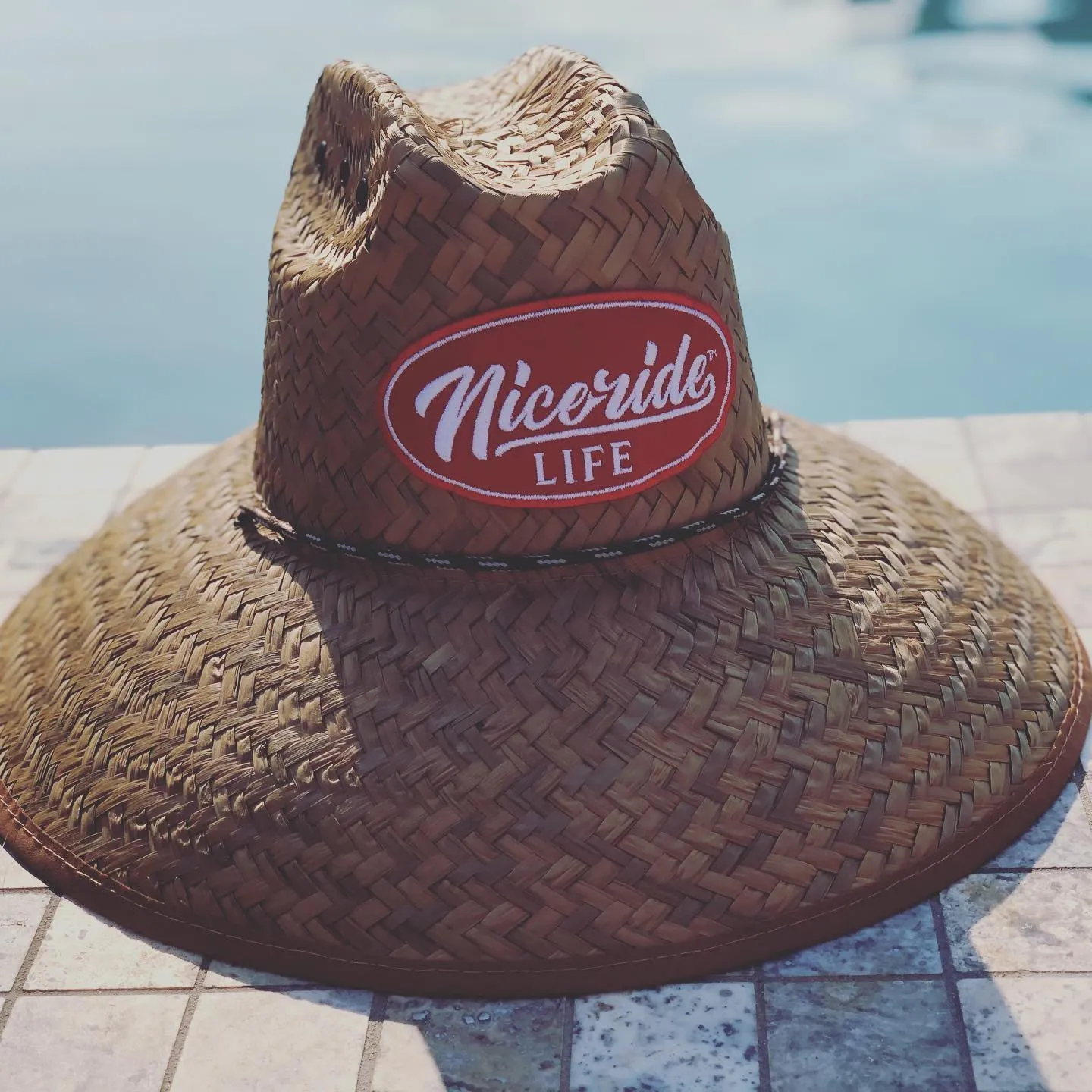 "Horsepower" STRAW SUN HAT - Unisex Beach Hat