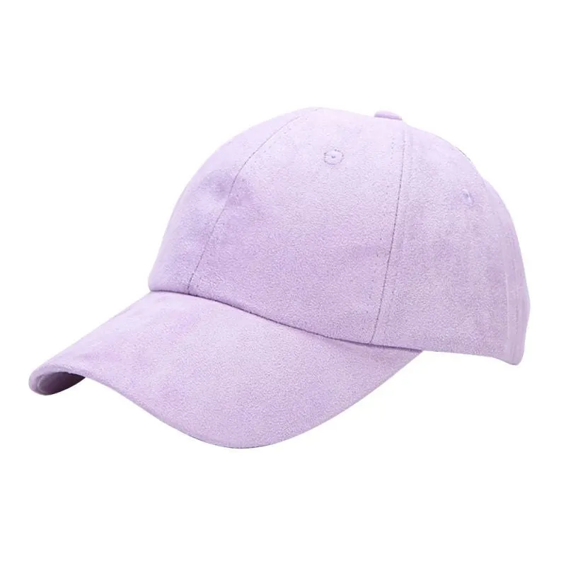 "The Polo" Women's Suede Cap