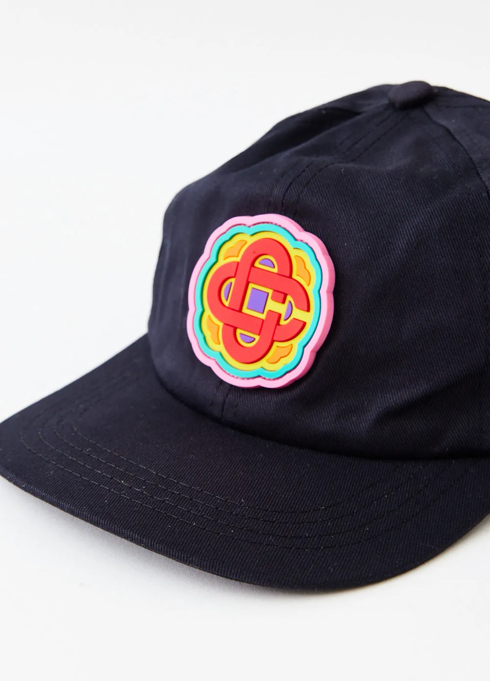 Rainbow Monogram Patch Cap
