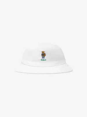 Ralph Lauren Boys Bear Logo Bucket Hat