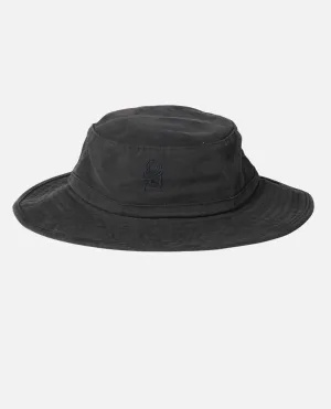 RIP CURL SEARCH CANVIS WIDE BRIM HAT - BLACK