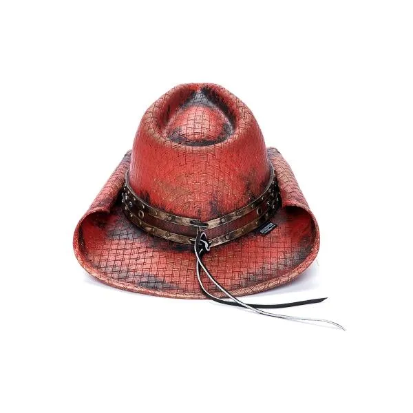 Stampede Red Unisex Western Hat - Cherry