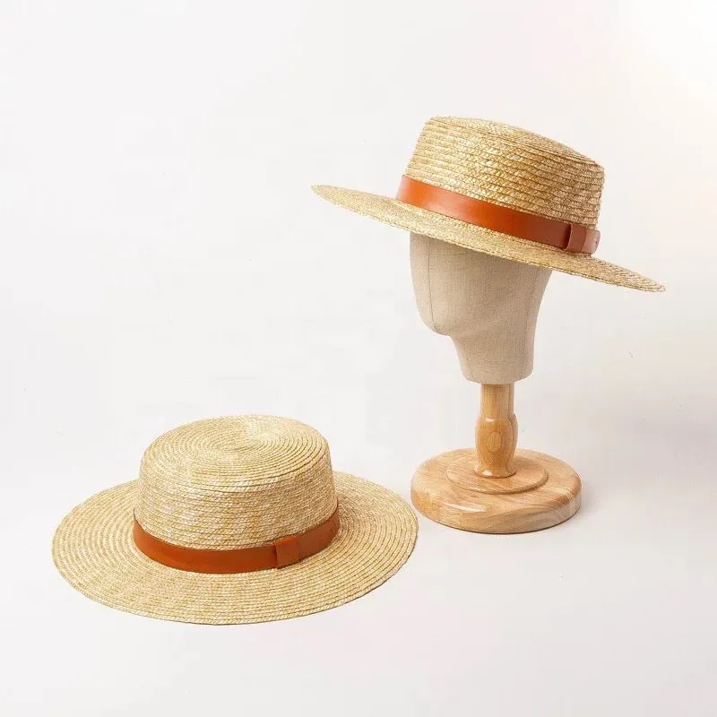 Straw CARDEN Boater hat