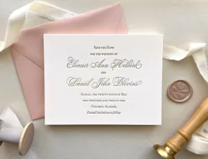 The Eleanor - Letterpress Save the Dates
