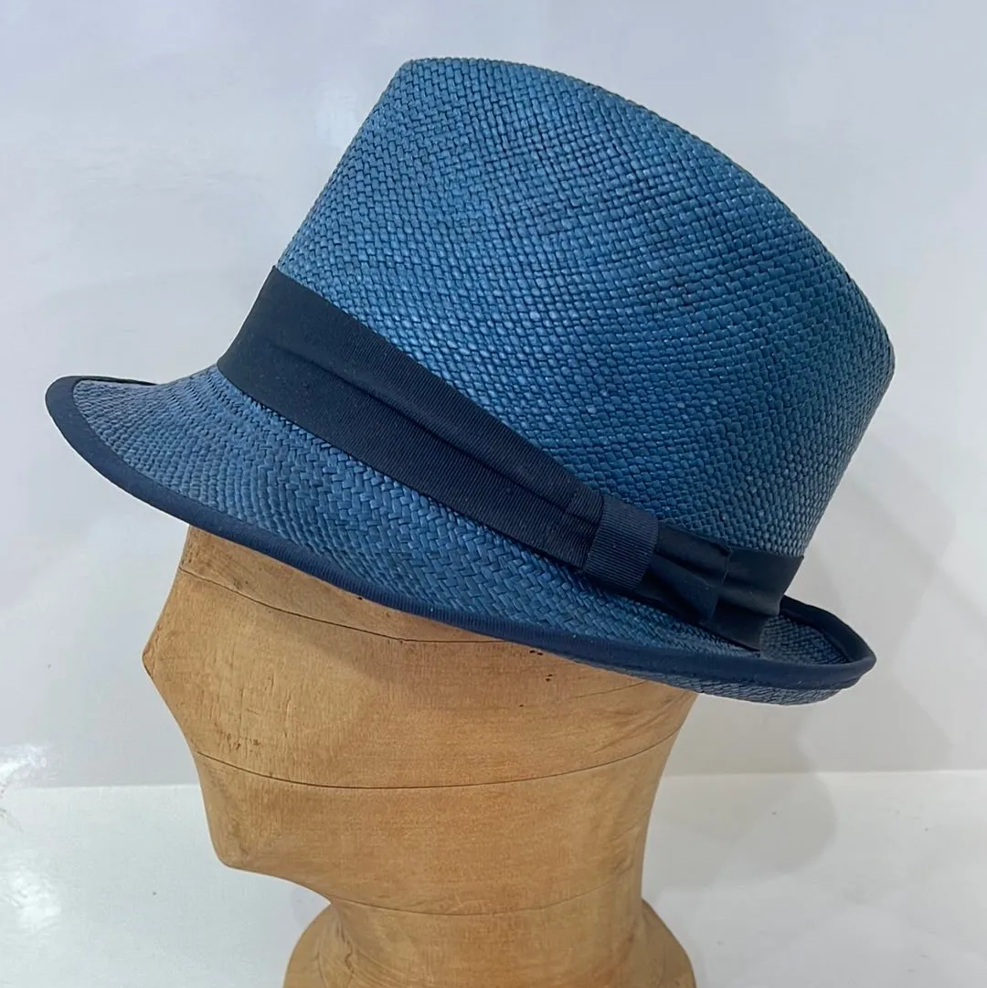 Truffaux - Sinatra Trilby  - Panama  - Blue - 54 and 55cm