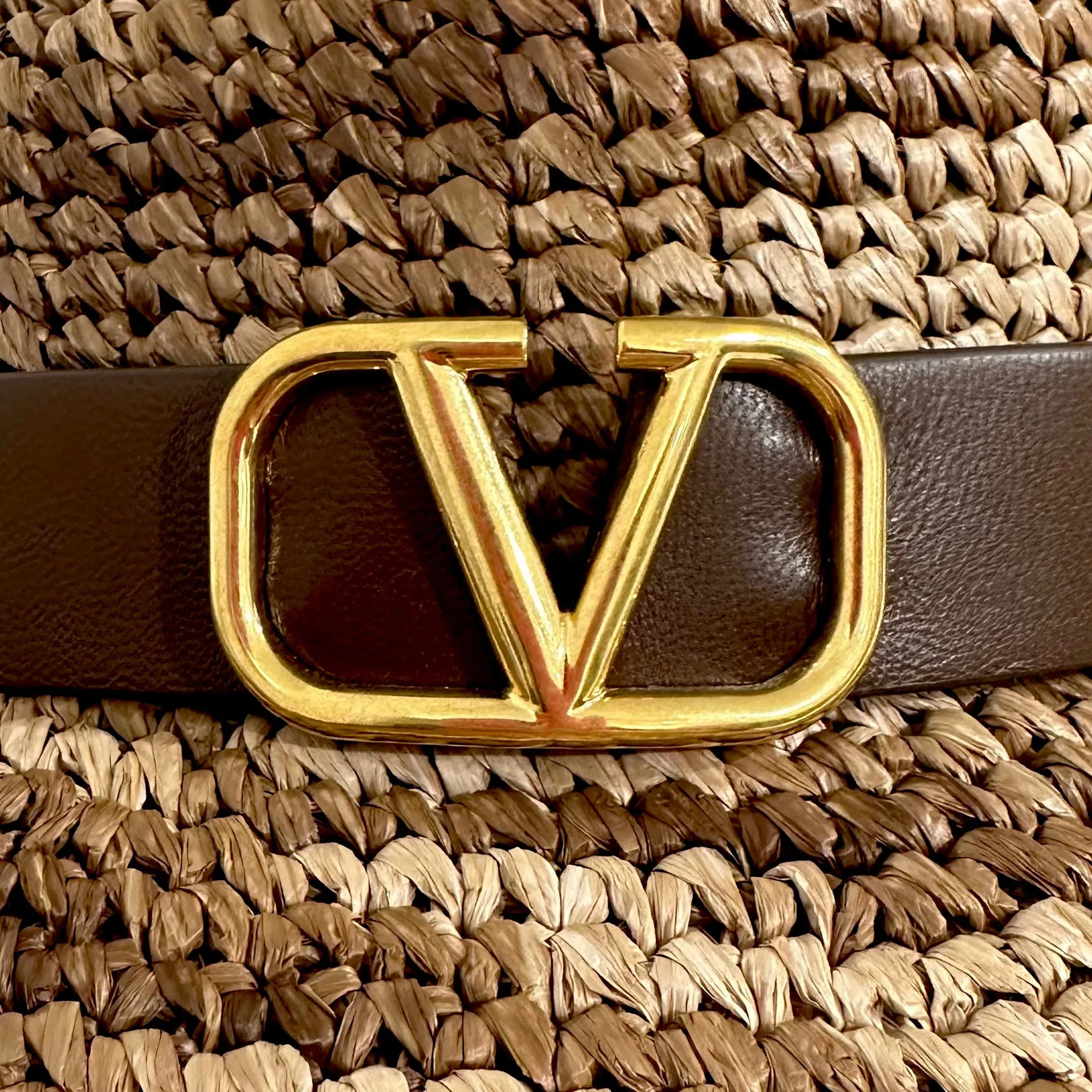 Valentino VLogo Woven Hat