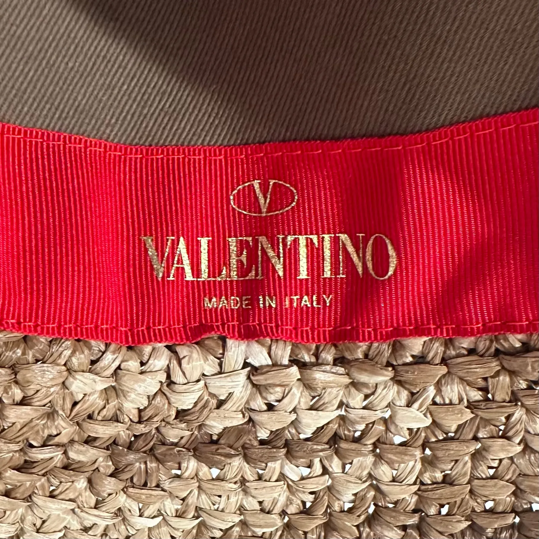 Valentino VLogo Woven Hat