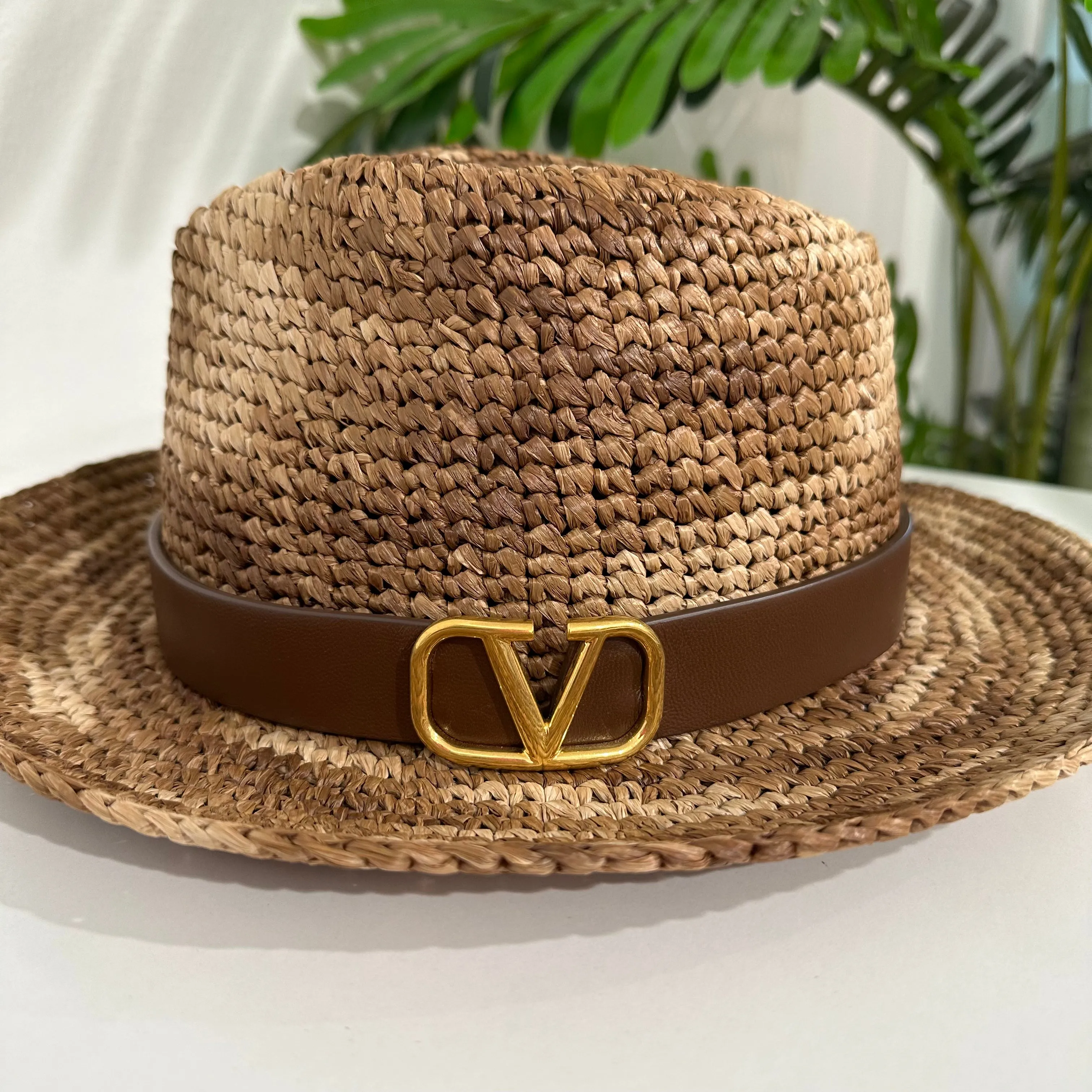 Valentino VLogo Woven Hat