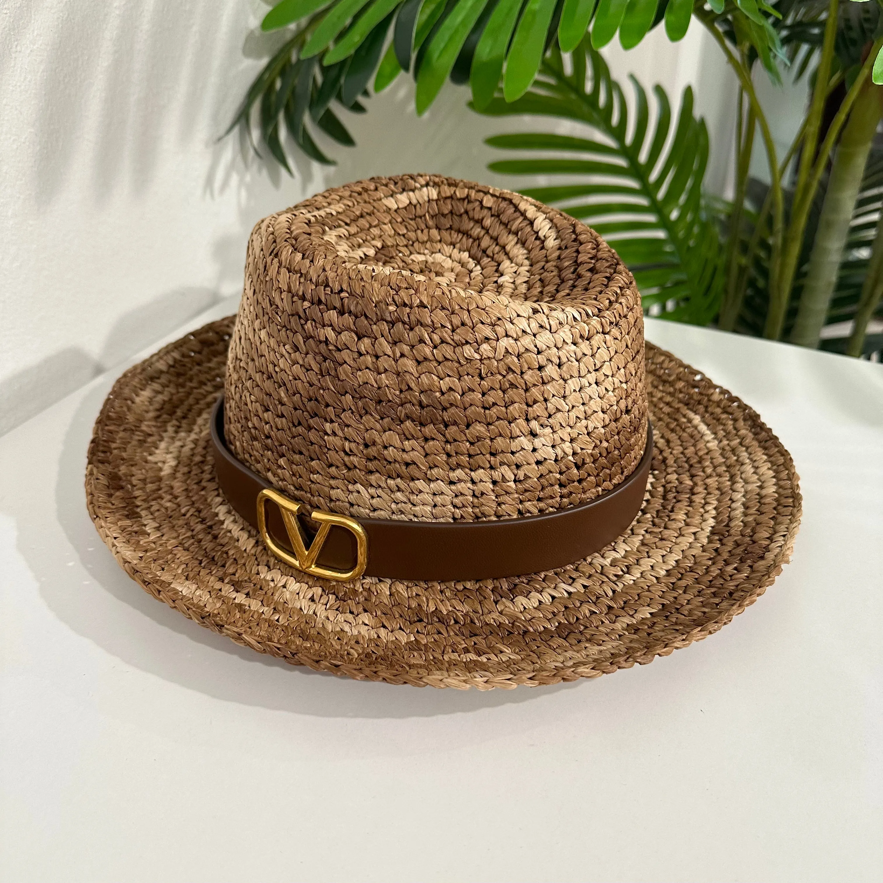 Valentino VLogo Woven Hat