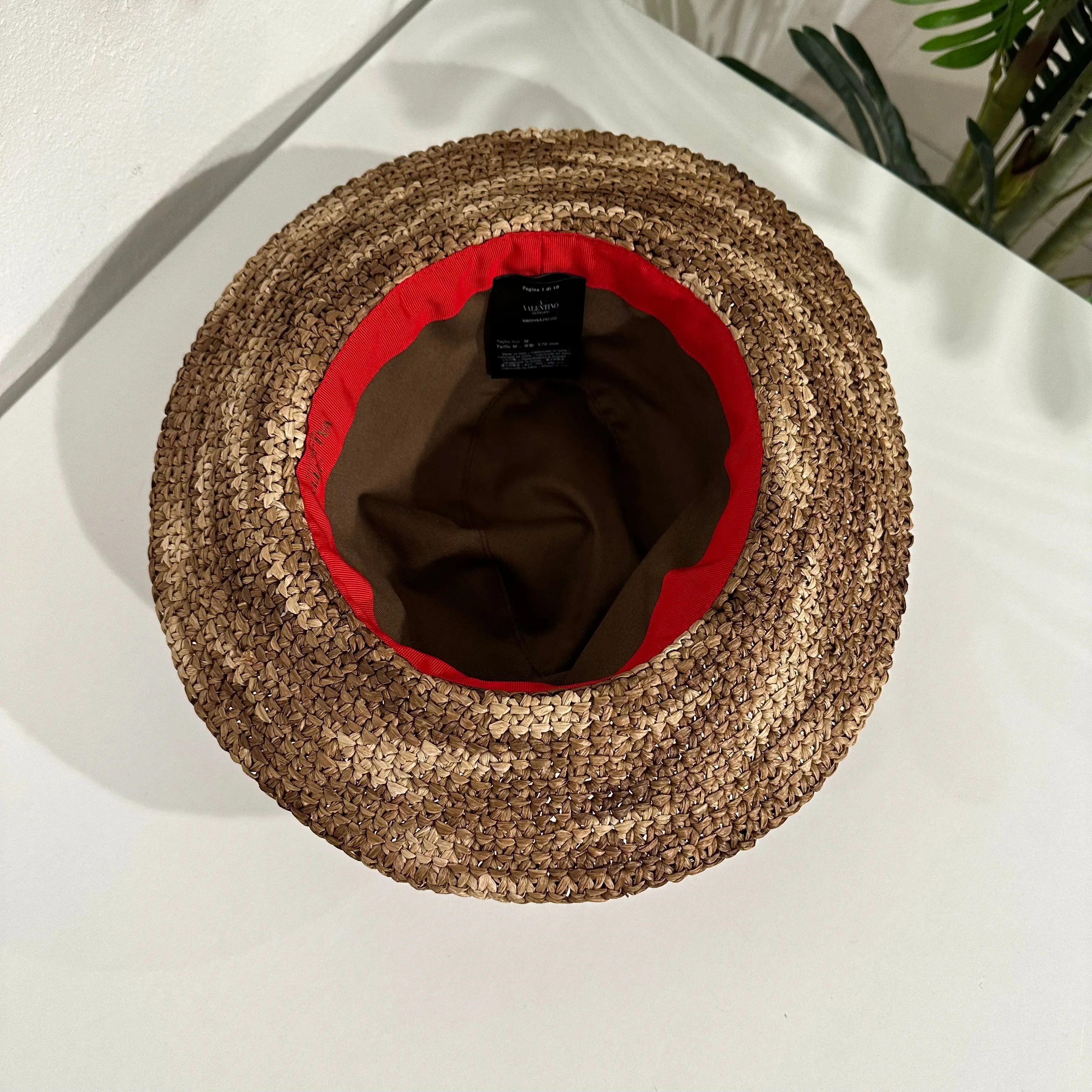 Valentino VLogo Woven Hat