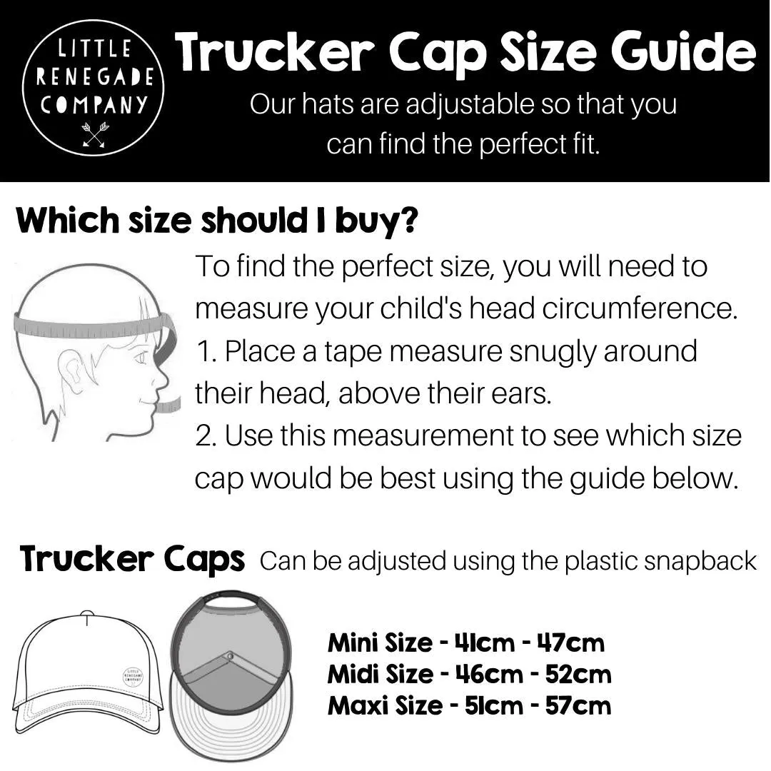 WHEAT TRUCKER CAP – 3 Sizes
